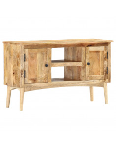 Credenza 100x35x60 cm in Legno Massello di Mango 2