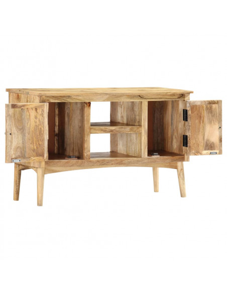 Credenza 100x35x60 cm in Legno Massello di Mango