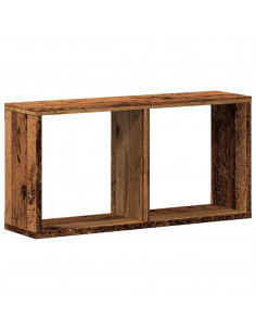 Mobile a Parete 60x16x30 cm Legno Antico in Legno Multistrato 2