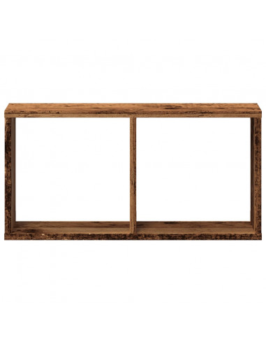 Mobile a Parete 60x16x30 cm Legno Antico in Legno Multistrato