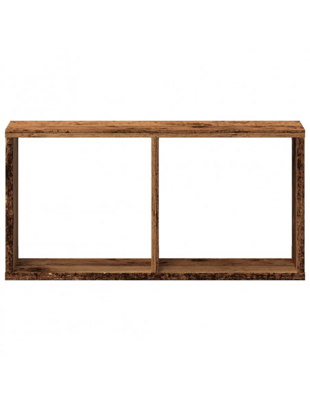 Mobile a Parete 60x16x30 cm Legno Antico in Legno Multistrato