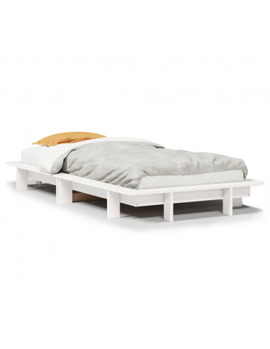 Giroletto Bianco 90x200 cm in Legno Massello di Pino