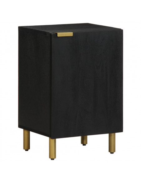 Set Mobili da Bagno 5 pz Nero in Legno Multistrato