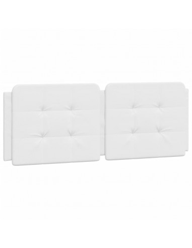 Cuscino Testiera Bianco 140 cm in Similpelle