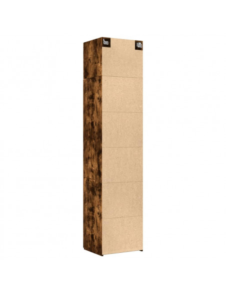 Mobile Sottile Rovere Fumo 50x42,5x225 cm in Truciolato