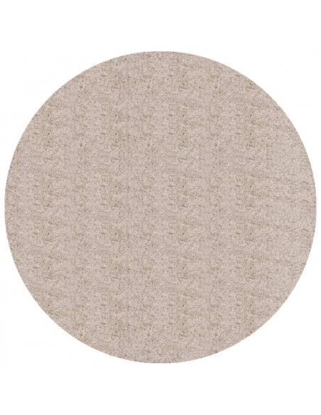 Tappeto Shaggy PAMPLONA a Pelo Lungo Moderno Beige Ø 280 cm