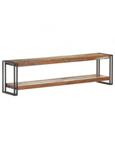 Mobile Porta TV 150x30x40 cm in Legno Massello di Recupero