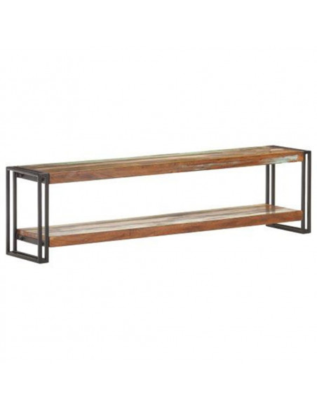 Mobile Porta TV 150x30x40 cm in Legno Massello di Recupero