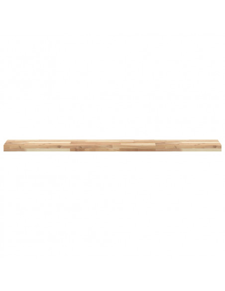 Mensole da Parete 3 pz 120x20x4 cm Legno Acacia Non Trattato