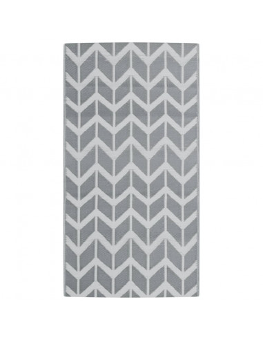Tappeto da Esterni Grigio 80x150 cm in PP