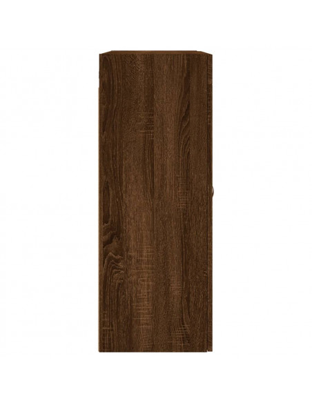 Mobile a Parete Rovere Marrone 69,5x34x90 cm