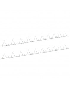 Spuntoni da Parete 2 pz in Acciaio 1 m 2