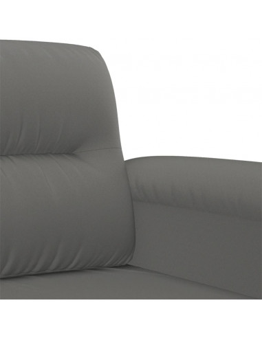 Poltrona Grigio Scuro 60 cm in Tessuto Microfibra