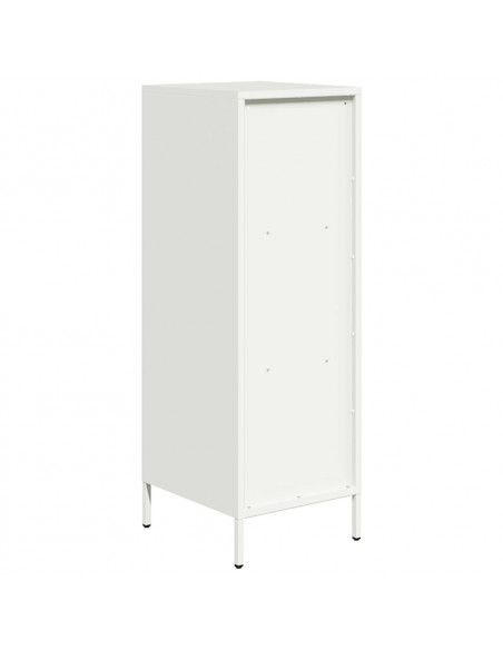 Credenza Bianca 35x39x103,5 cm in Acciaio