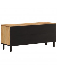 Mobile Porta TV 105x33x46cm in Legno Massello di Mango 2