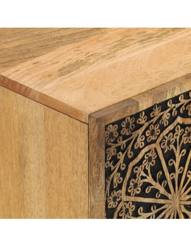 Mobile Porta TV 105x33x46cm in Legno Massello di Mango