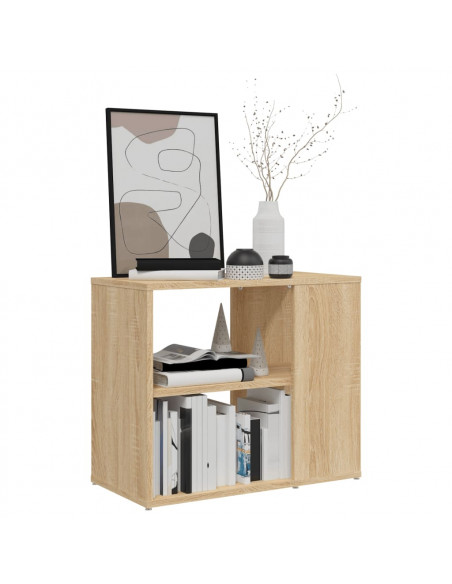 Credenza Rovere Sonoma 60x30x50 cm in Legno Multistrato