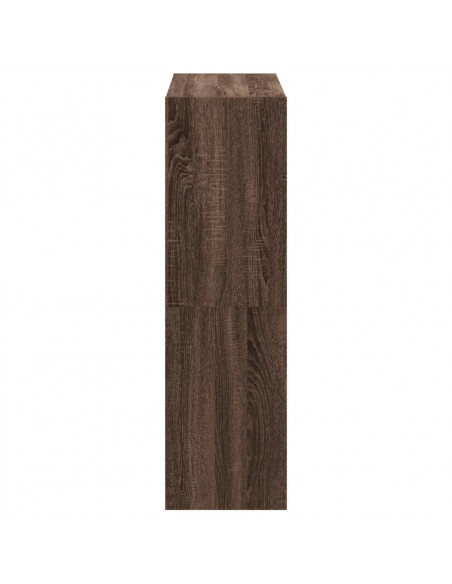 Libreria Rovere Marrone 102x32x108 cm in Legno Multistrato