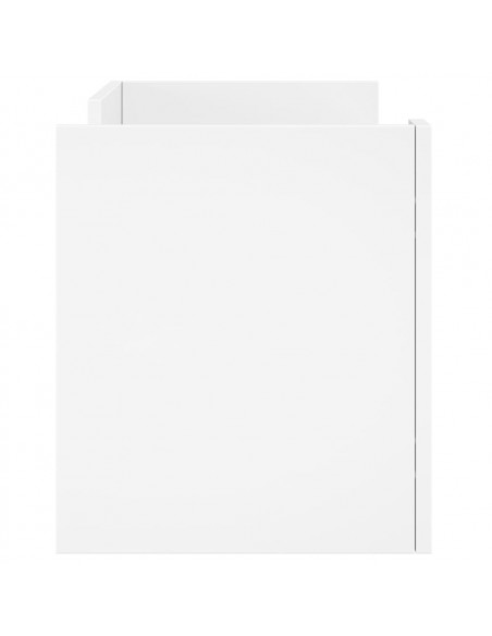 Mobile Porta TV Bianco 80x35x40 cm in Legno Multistrato