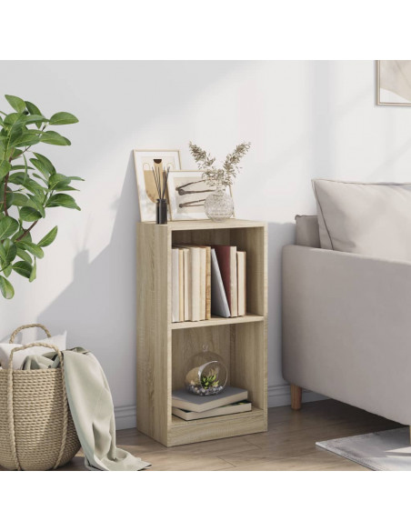 Libreria Rovere Sonoma 40x24x75 cm in Legno Multistrato