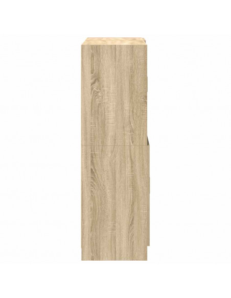 Set di Mobili da Cucina 2 pz Rovere Sonoma in Truciolato