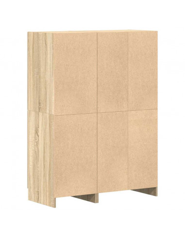 Set di Mobili da Cucina 2 pz Rovere Sonoma in Truciolato