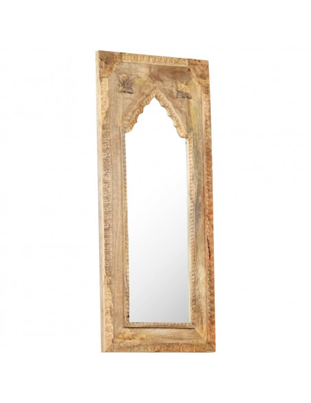 Specchio 50x3x110 cm in Legno Massello di Mango