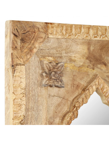 Specchio 50x3x110 cm in Legno Massello di Mango