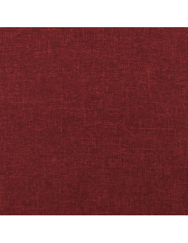 Poggiapiedi Rosso Vino 45x29,5x35 cm in Tessuto