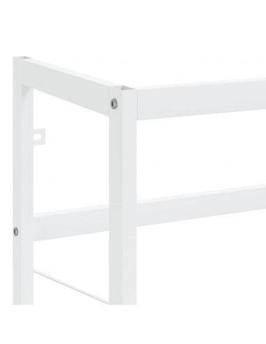 Struttura per Lavabo da Bagno Bianca 59x38x83 cm in Ferro