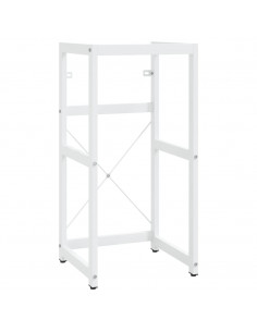 Struttura per Lavabo da Bagno Bianca 40x38x83 cm in Ferro