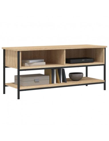 Mobile Porta TV Rovere Sonoma 100x35x45 cm in Legno Multistrato