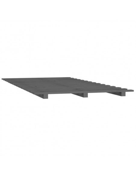 Giroletto Grigio 90x200 cm in Legno Massello di Pino