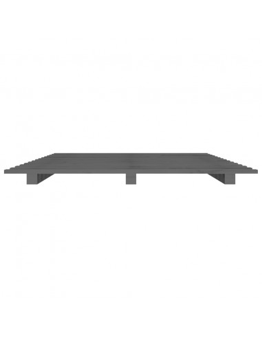 Giroletto Grigio 90x200 cm in Legno Massello di Pino