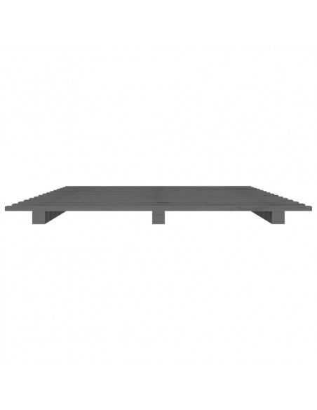Giroletto Grigio 90x200 cm in Legno Massello di Pino