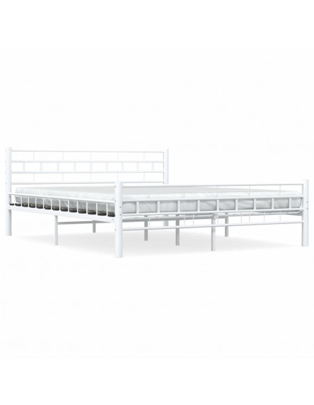 Giroletto Bianco in Metallo 160x200 cm
