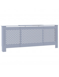 Copertura per Radiatore Grigia in MDF 205 cm