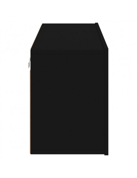Mobile TV a Parete Nero 100x30x41 cm
