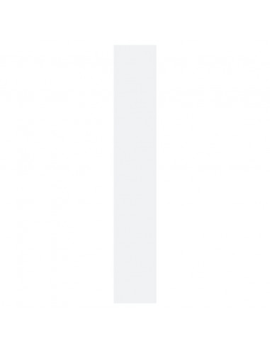 Scarpiera con Specchio a 3 Livelli Bianco Lucido 63x17x102,5 cm