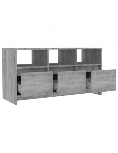 Mobile Porta TV Grigio Sonoma 102x37,5x52,5 cm in Truciolato