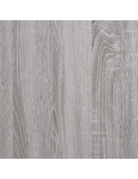 Set Mobili Porta TV 2 pz Grigio Sonoma in Legno Multistrato