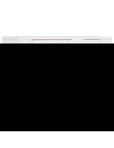 Mobili Porta TV a Parete 2 pz Bianco 57x34,5x40 cm