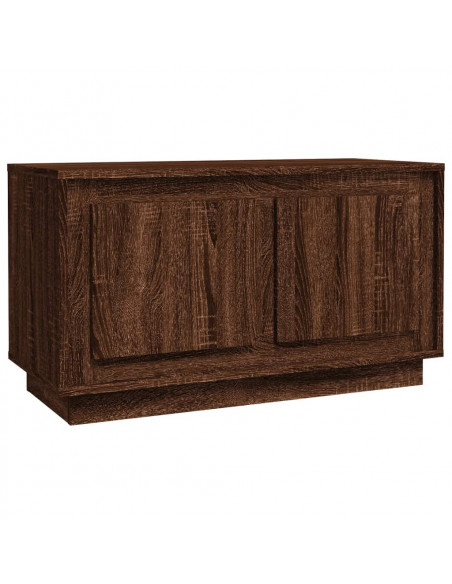 Mobile Porta TV Rovere Marrone 80x35x45 cm in Legno Multistrato