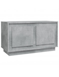 Mobile Porta TV Grigio Cemento 80x35x45 cm in Legno Multistrato 2