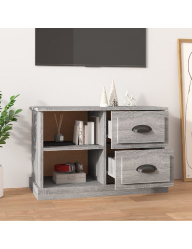 Mobile TV Grigio Sonoma 73x35,5x47,5 cm in Legno Multistrato