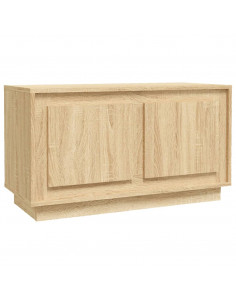 Mobile Porta TV Rovere Sonoma 80x35x45 cm in Legno Multistrato 2