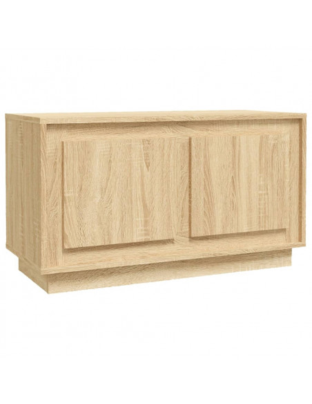 Mobile Porta TV Rovere Sonoma 80x35x45 cm in Legno Multistrato