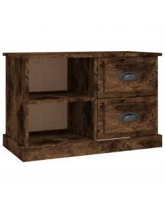 Mobile Porta TV Rovere Fumo 73x35,5x47,5 cm Legno Multistrato 2