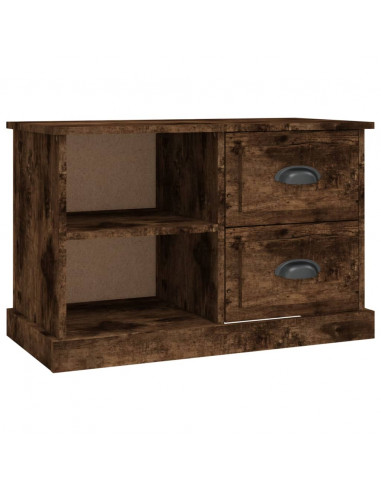 Mobile Porta TV Rovere Fumo 73x35,5x47,5 cm Legno Multistrato