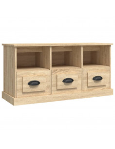 Mobile per TV Rovere Sonoma 100x35x50 cm in Legno Multistrato 2